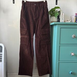 Hollister Women's Brown Corduroy Flare Pants
